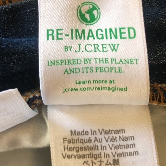 Re-Imagined by J. Crew vintage slim straight jeans sz 37 - Picture 10 of 13